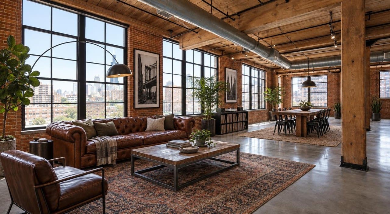 Warehouse loft, Illinois, styled Urban Loft